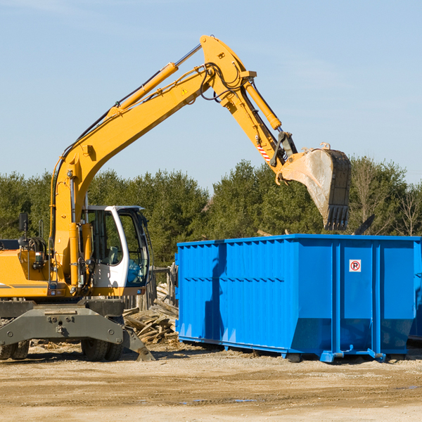 can i choose the location where the residential dumpster will be placed in Dayton Pennsylvania